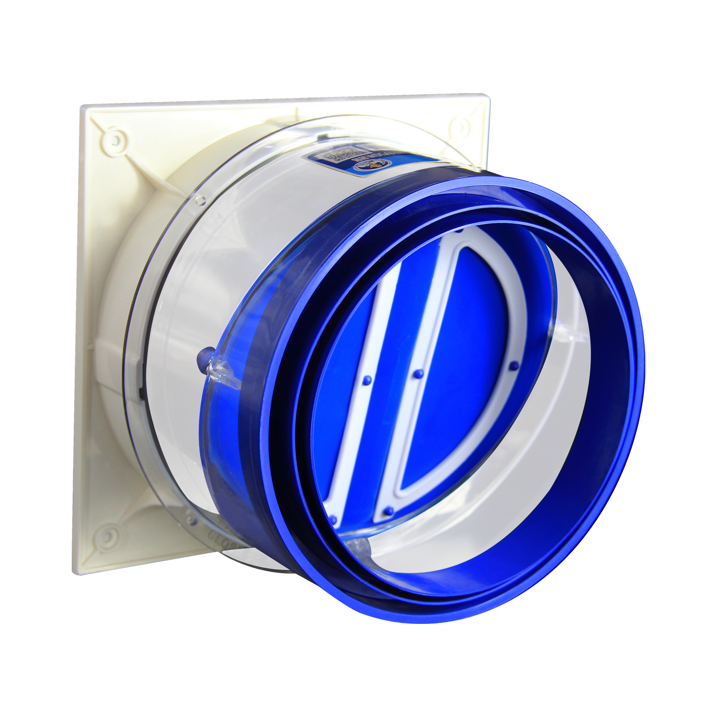 邦哥E型厨房烟道止逆阀 - 一体硅胶全密封防倒灌｜邦哥官网